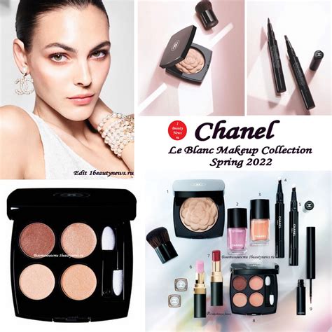 chanel le blanc makeup 2022|chanel le blanc makeup.